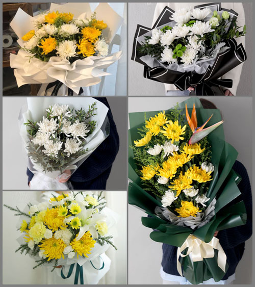 山东青岛平度市同和街道王家坡子村白事花束代送